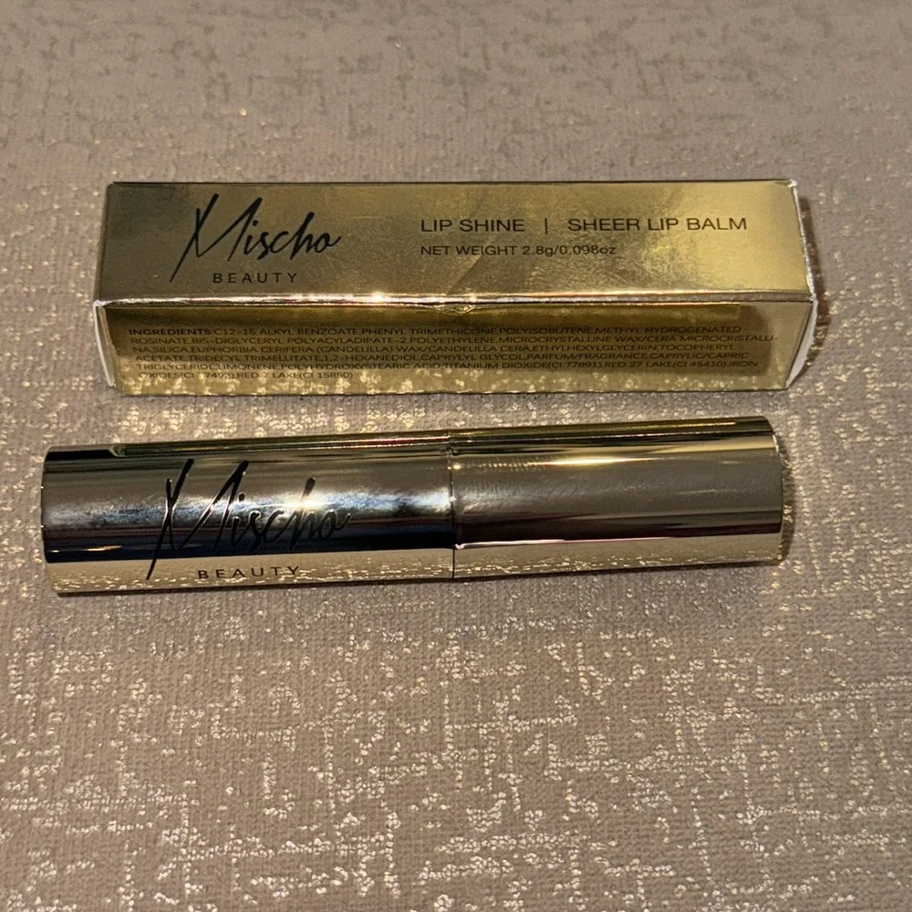 Mischo Beauty Sheer Lip Shine + Lip Balm in Worthy